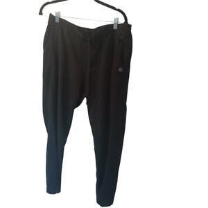 HEALING HANDS PURPLE LABEL YOGA DRAW STRING BLACK PANTS  LARGE